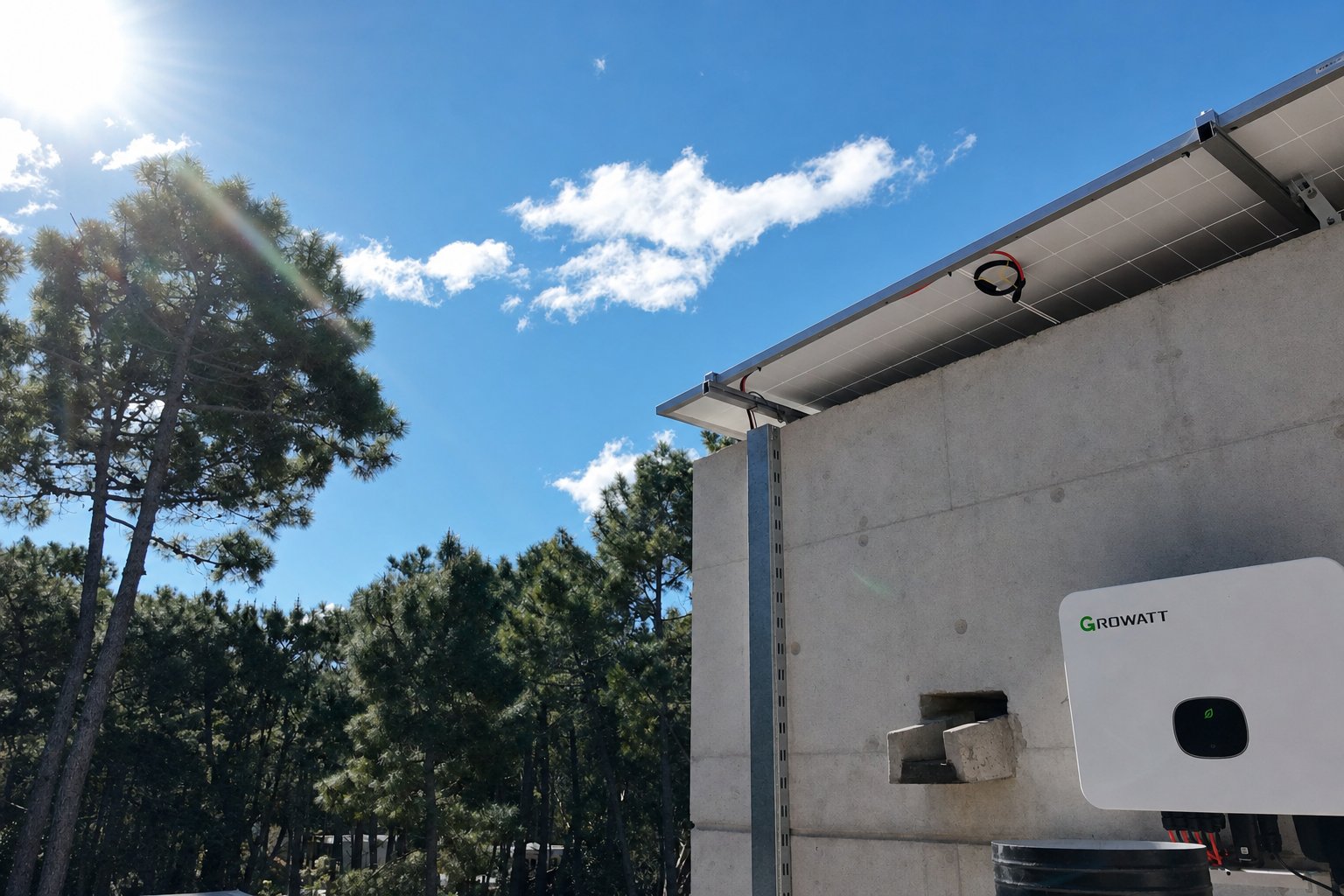Casa en el bosque de Cariló: 20 kW con 36 paneles