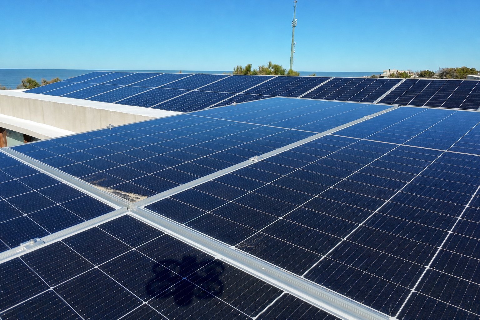 Casa en Costa Esmeralda con baterías: luz aunque se corte