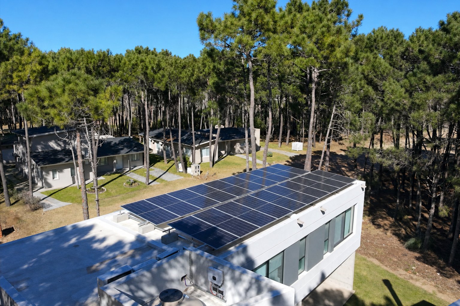 Barrio Villa Robles, La Costa: 10 kW con inyección a la red