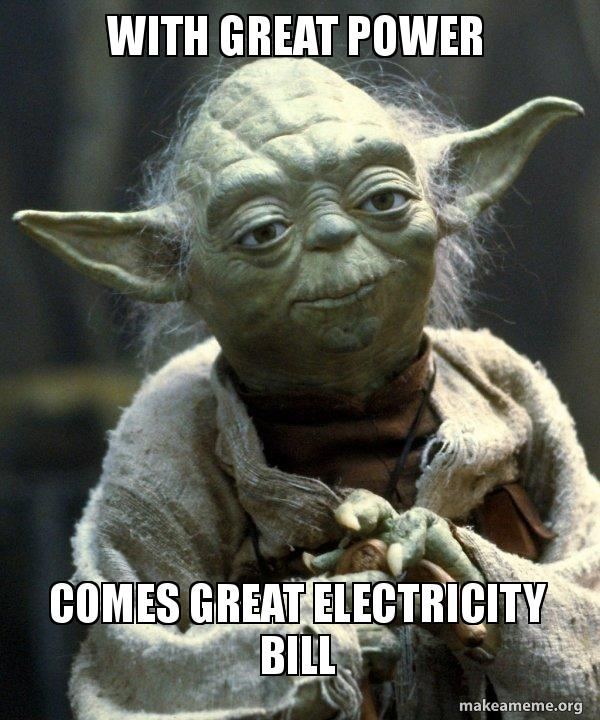 Yoda looking wise.