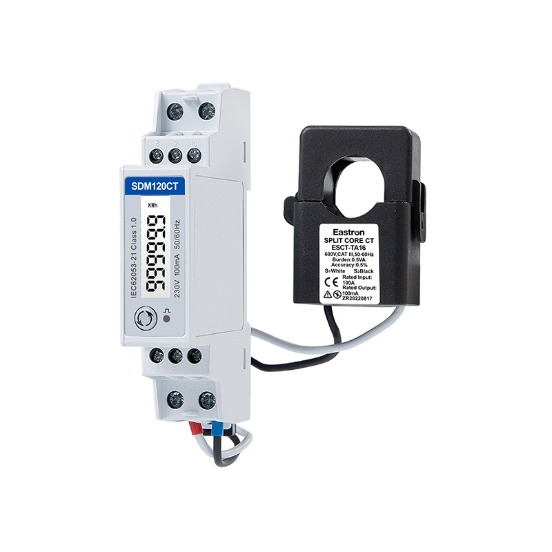 Medidor de energía monofásico con transformadores Growatt SPM-CT-E 100 A — foto 2 de 4