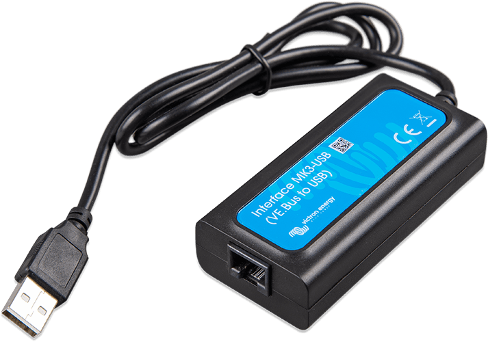Interface Victron Energy MK3-USB para configuración VE.Bus