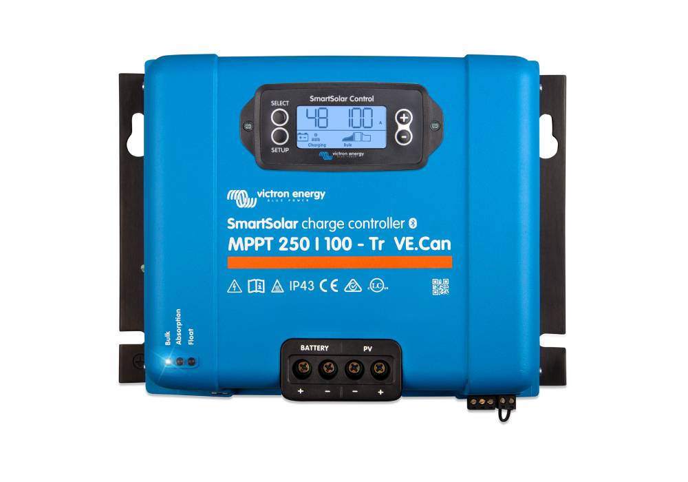 Regulador de carga Victron Energy SmartSolar MPPT 250/100-Tr VE.Can 100 A 12/24/48 V — foto 2 de 2