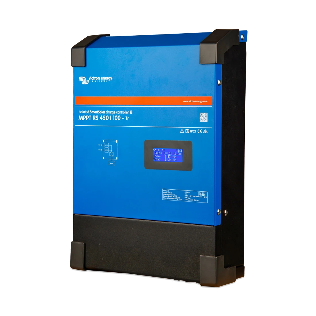 Regulador de carga Victron Energy SmartSolar MPPT RS 450/100-Tr 100 A 48 V