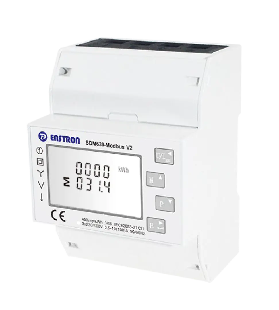 Medidor de energía Eastron SDM 630 Modbus CT V2 para Deye 100 A — foto 2 de 3