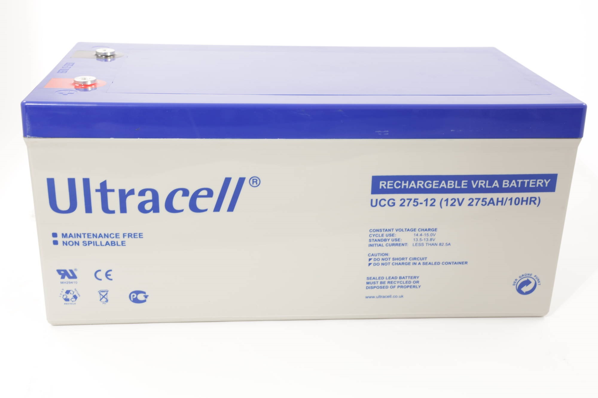 Batería de plomo GEL Ultracell UCG275-12 275 Ah 12 V