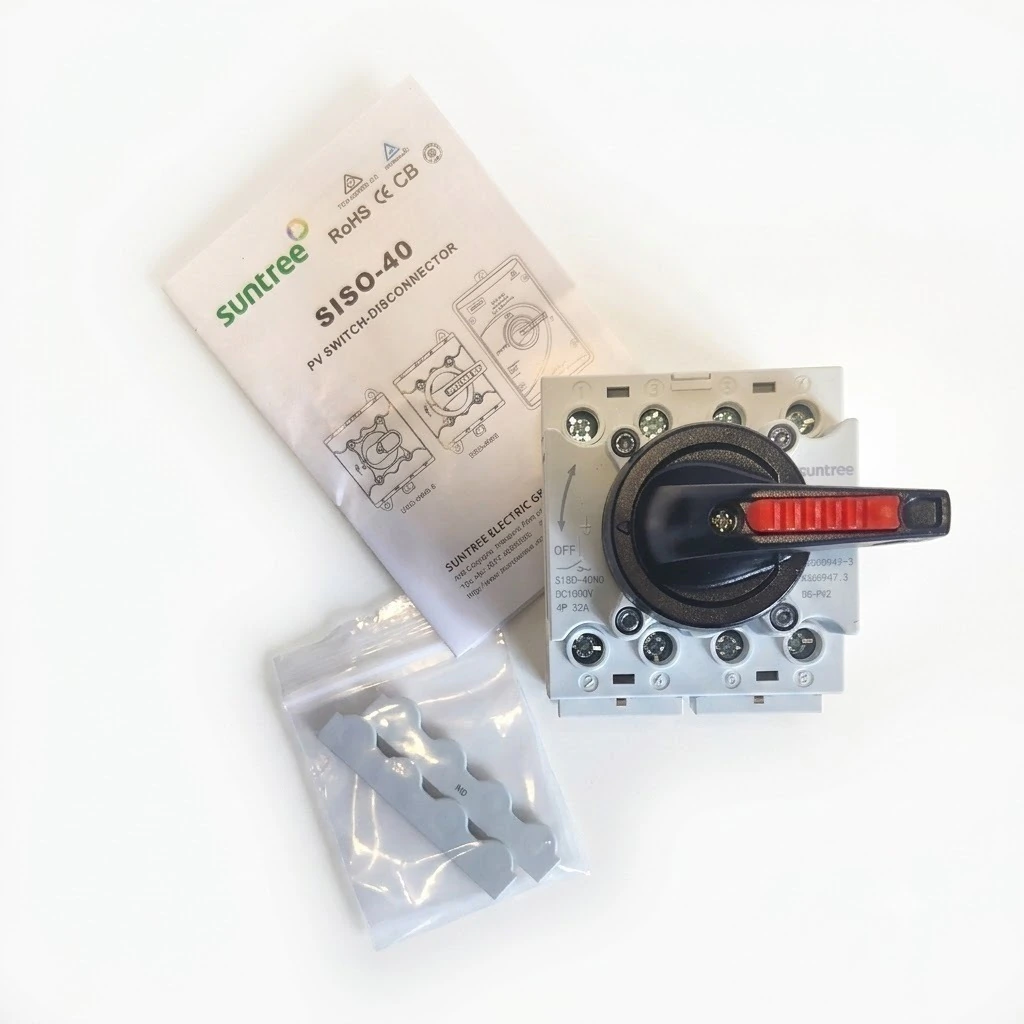 Seccionador CC Suntree SISO-40 4 polos IP66 40 A 1.500 V — foto 3 de 4