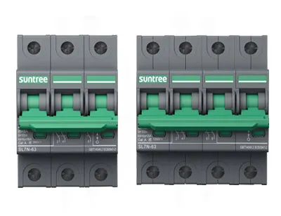 Interruptor termomagnético de CC Suntree SL7-63 4 polos 40 A 1.000 V