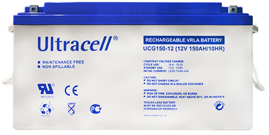 Batería de plomo GEL Ultracell UCG150-12 150 Ah 12 V