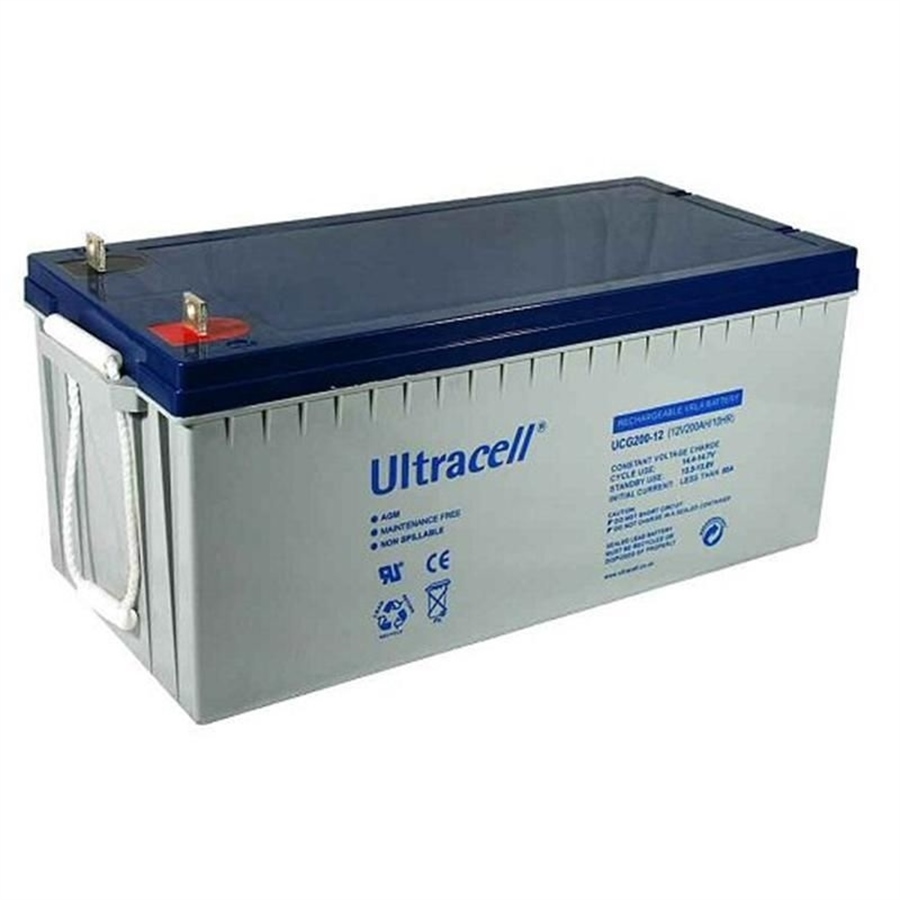 Batería de plomo GEL Ultracell UCG200-12 200 Ah 12 V