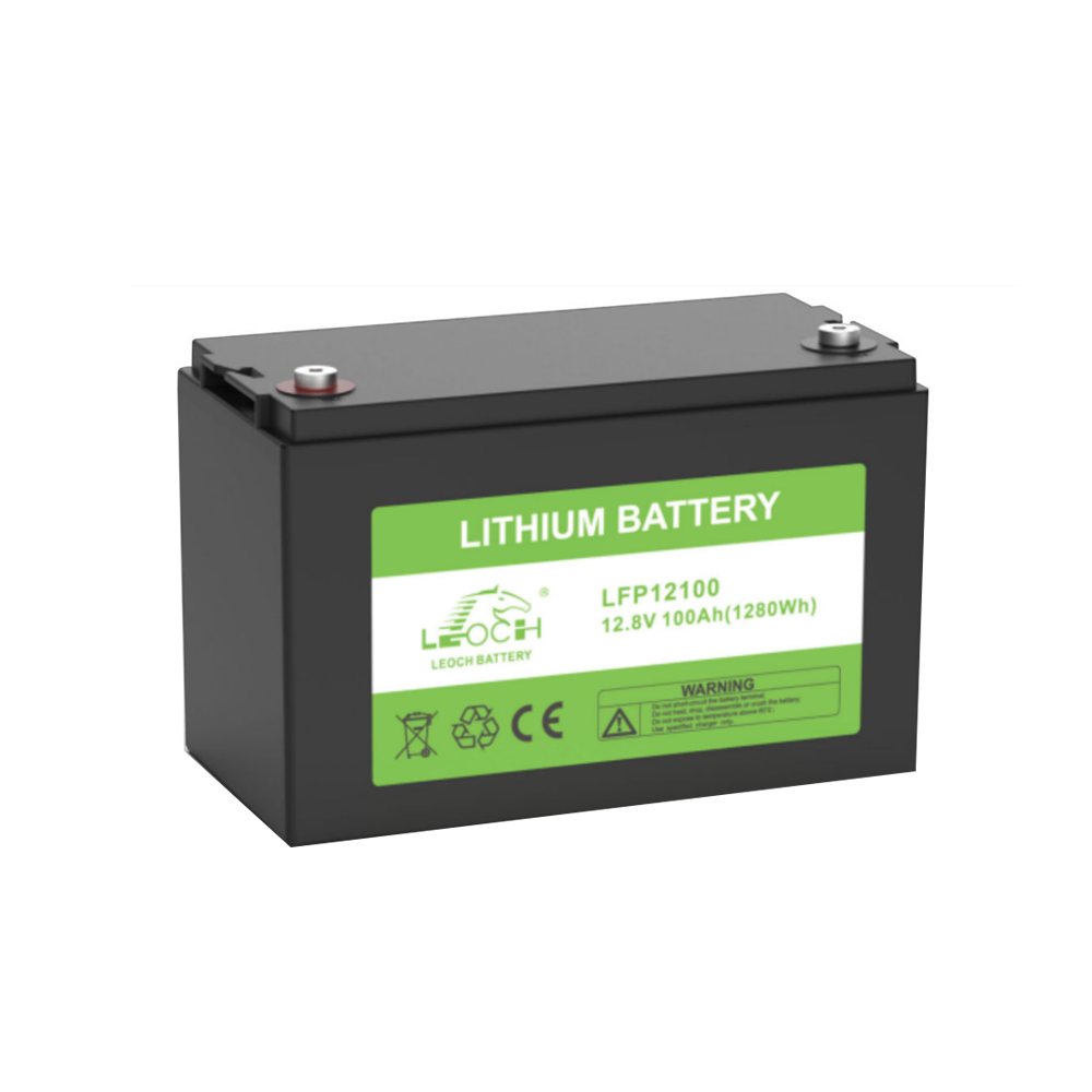 Batería de litio Leoch LFP12100 100 Ah con BMS interno 1,2 kWh 12 V