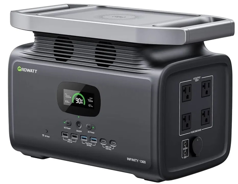 Estación de energía portátil Growatt Infinity 1300 1.382 Wh 1,8 kW