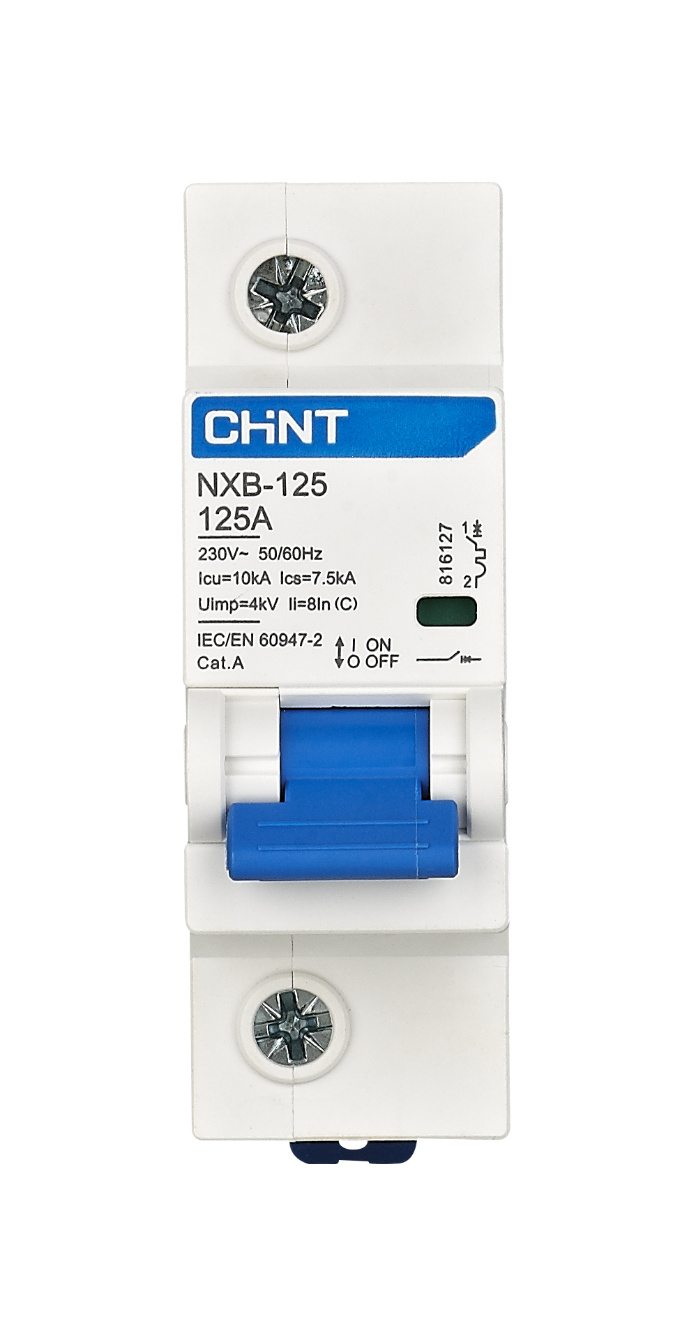 Interruptor termomagnético Chint NXB-125 4 polos curva C 10 kA 100 A 400 V — foto 3 de 4