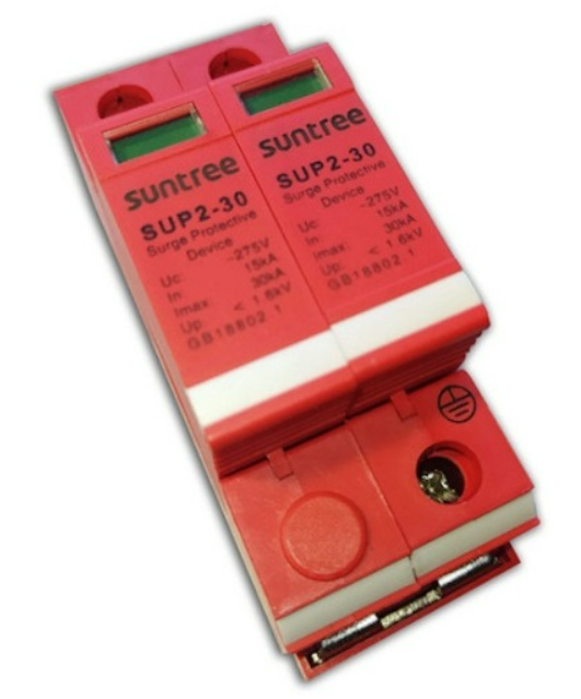 Descargador de sobretensiones CA Tipo II Suntree SUP2-D302P 2 polos 30 kA 275 V