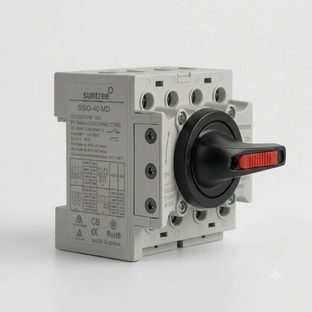 Seccionador CC Suntree SISO-40 4 polos IP66 40 A 1.500 V