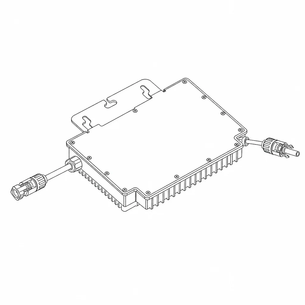Herramienta para remover conector AC de microinversor Growatt